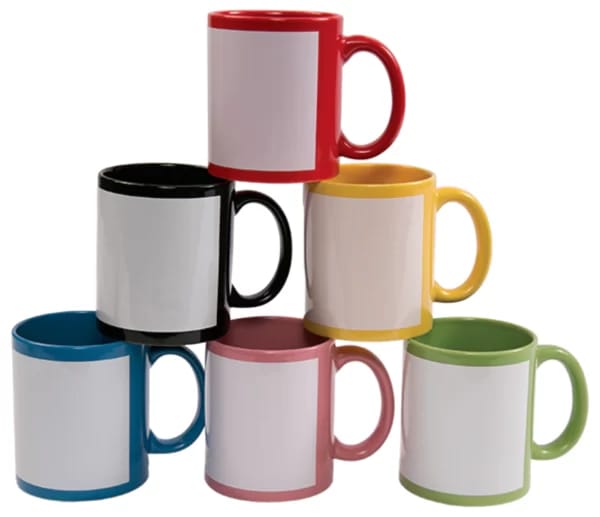 CERAMIC COATED PATCHED MUG 110Z